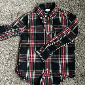 J. CREW CREWCUTS HOLIDAY CHRISTMAS SHIRT BOYS SIZE 6/7